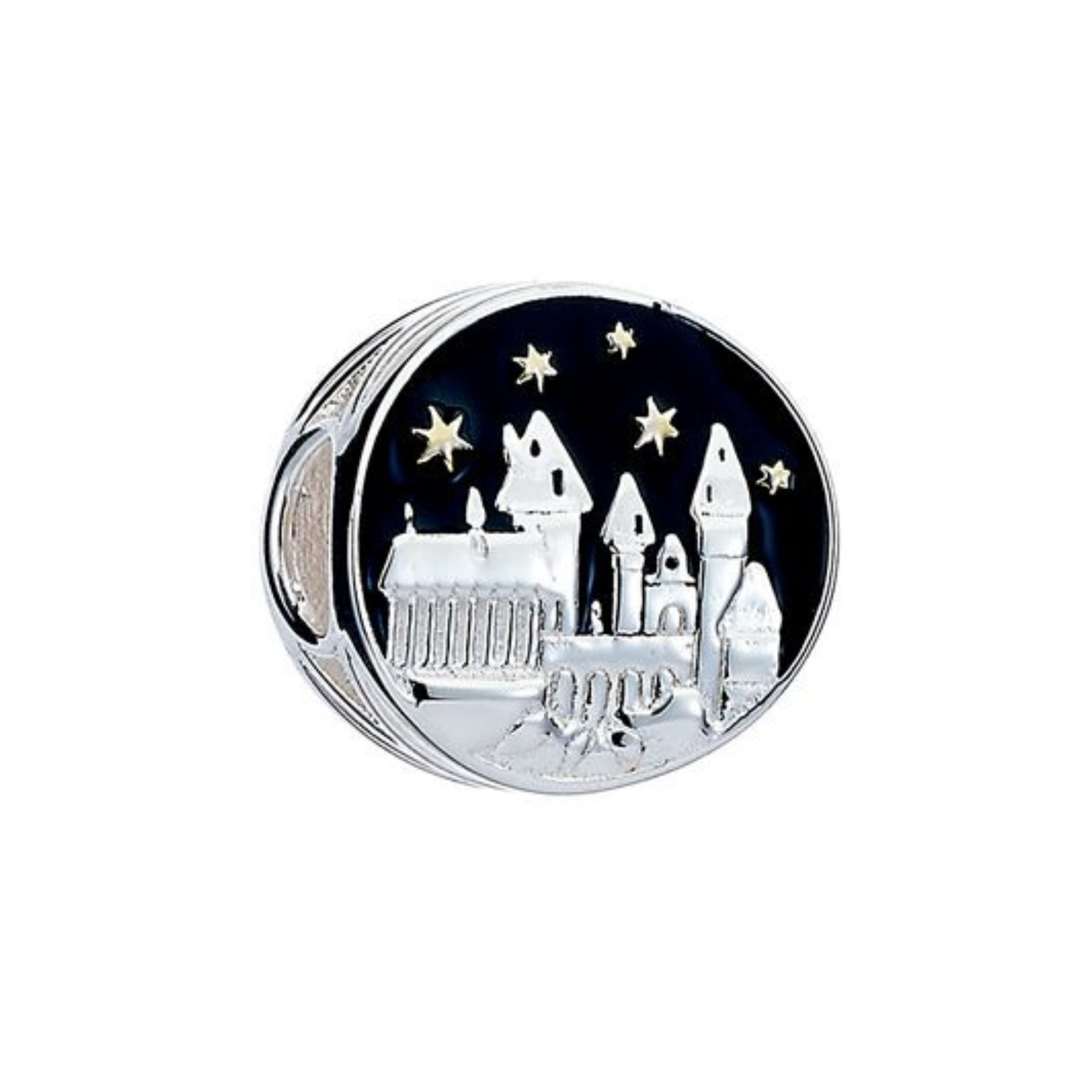 Harry Potter Hogwarts Castle Spacer Bead Charm - Sterling Silver