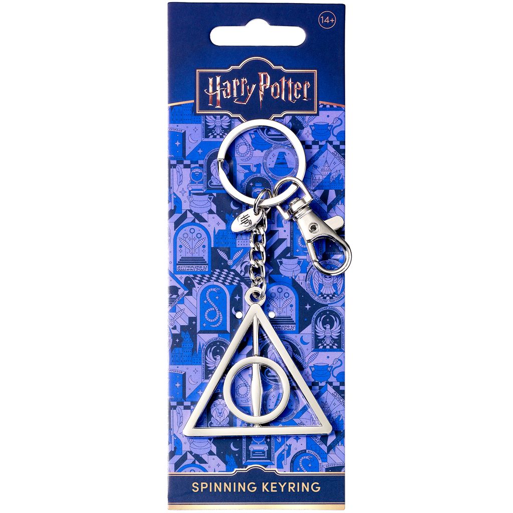 Harry Potter Spinning Deathly Hallows Keyring