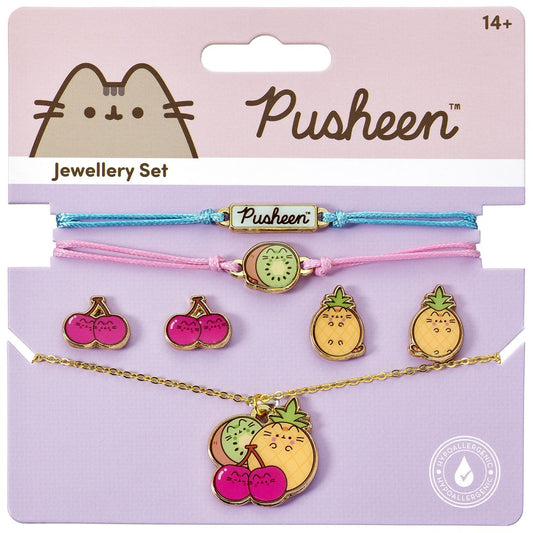 Pusheen The Cat Fruits Themed Jewellery Set