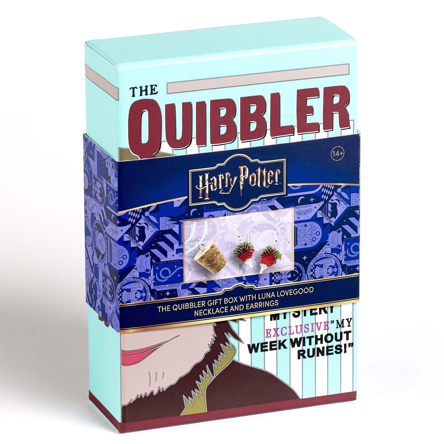 Harry Potter Quibbler Gift Set With Luna Beaded Cork Necklace And Radish Earrings