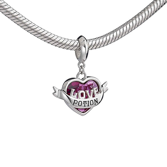 Harry Potter Love Potion Charm - Sterling Silver With Crystals