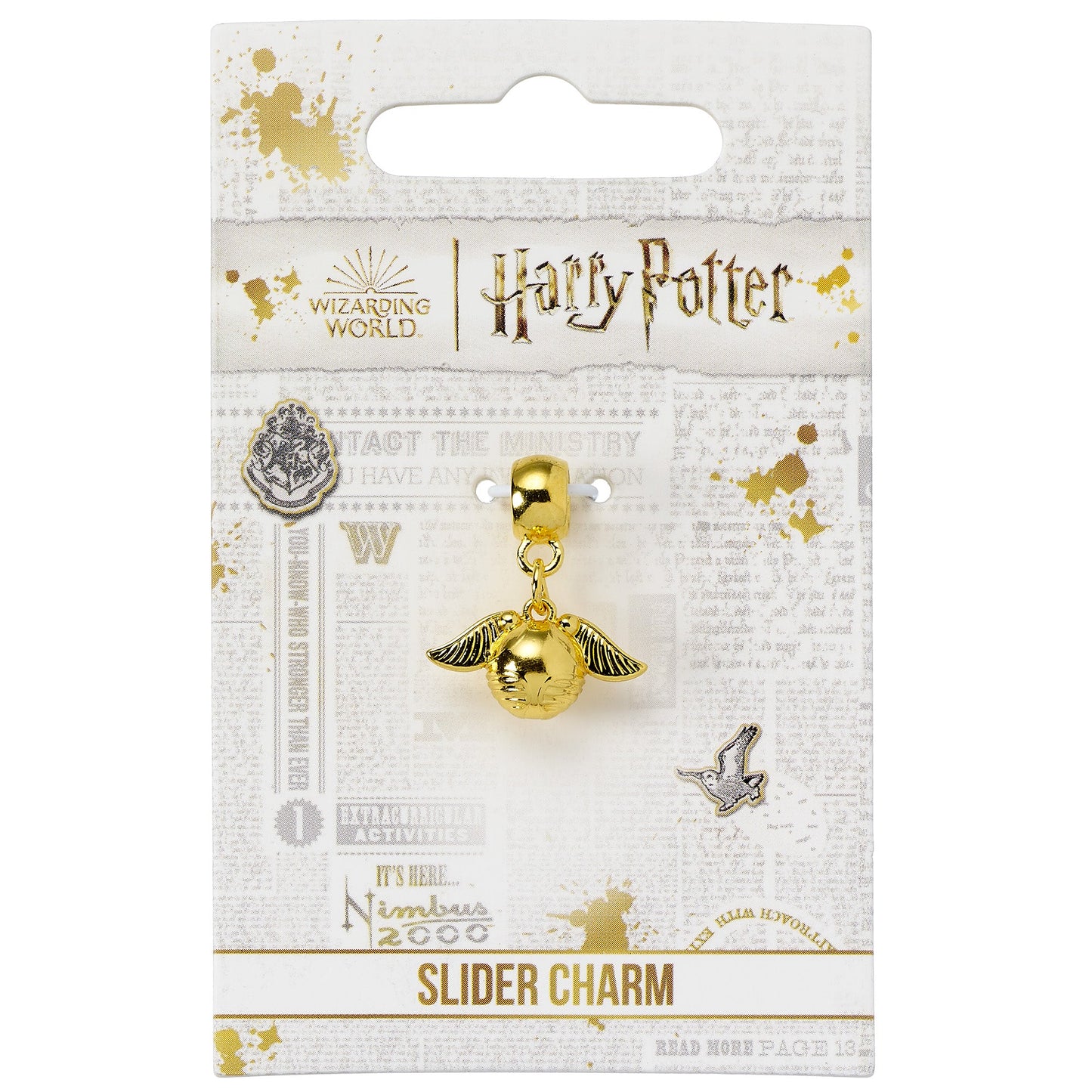 Harry Potter Gold Golden Snitch Charm