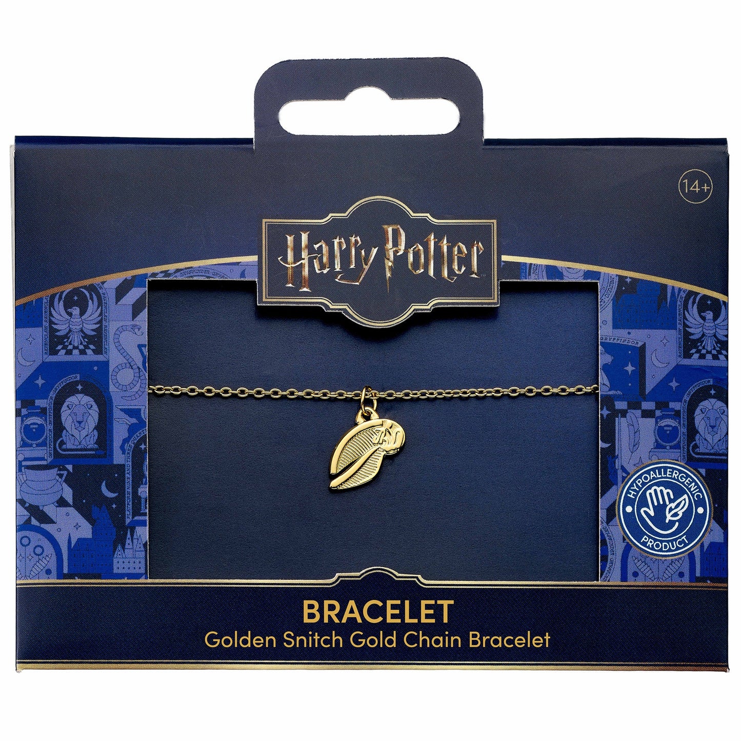 Harry Potter Gold Golden Snitch Chain Bracelet - Stainless Steel