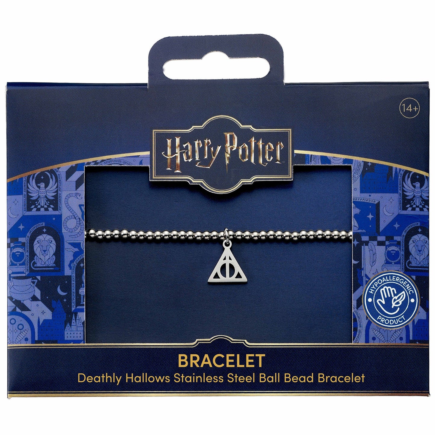Harry Potter Deathly Hallows Ball Bead Bracelet - Stainless Steel
