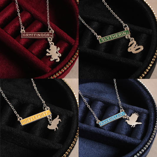 Harry Potter Hogwarts House Bar Necklace