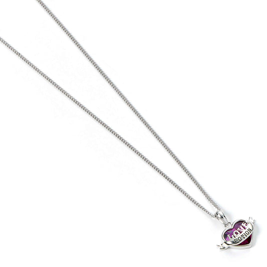 Harry Potter Love Potion Necklace - Sterling Silver With Crystals