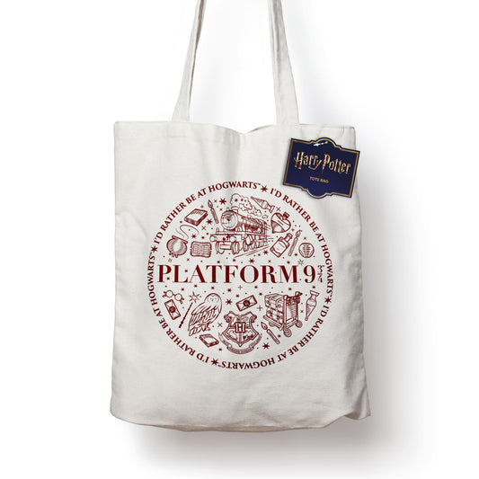 Harry Potter Platform 9 ¾ Cotton Tote Bag