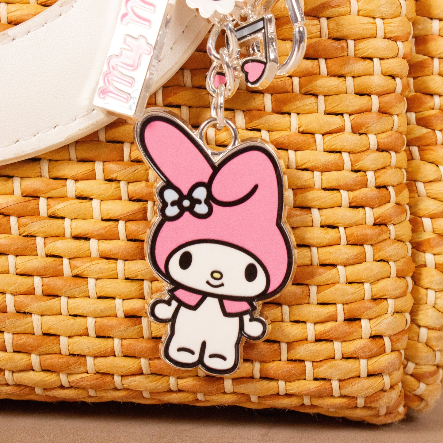 Hello Kitty My Melody Keyring with Charms
