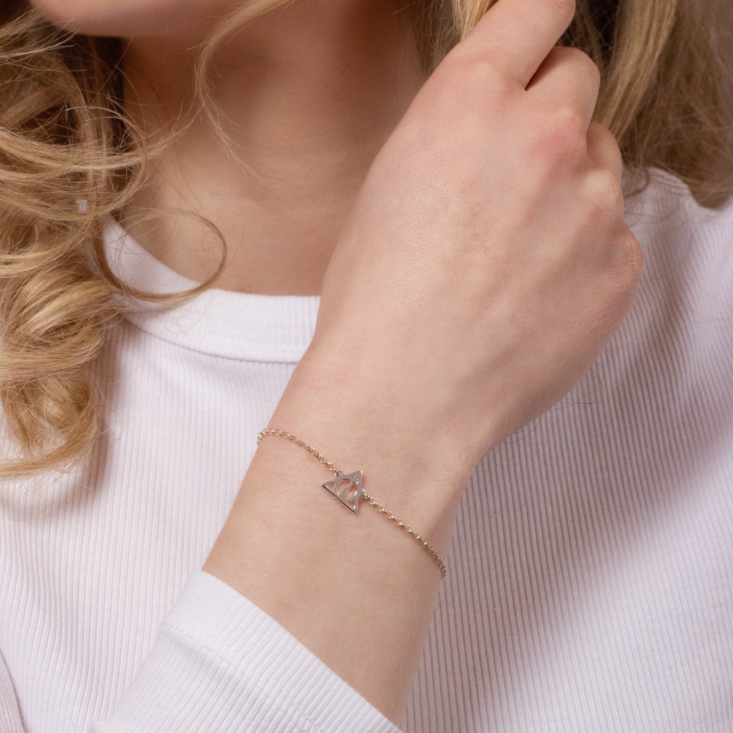 Harry Potter Deathly Hallows Bracelet - Sterling Silver