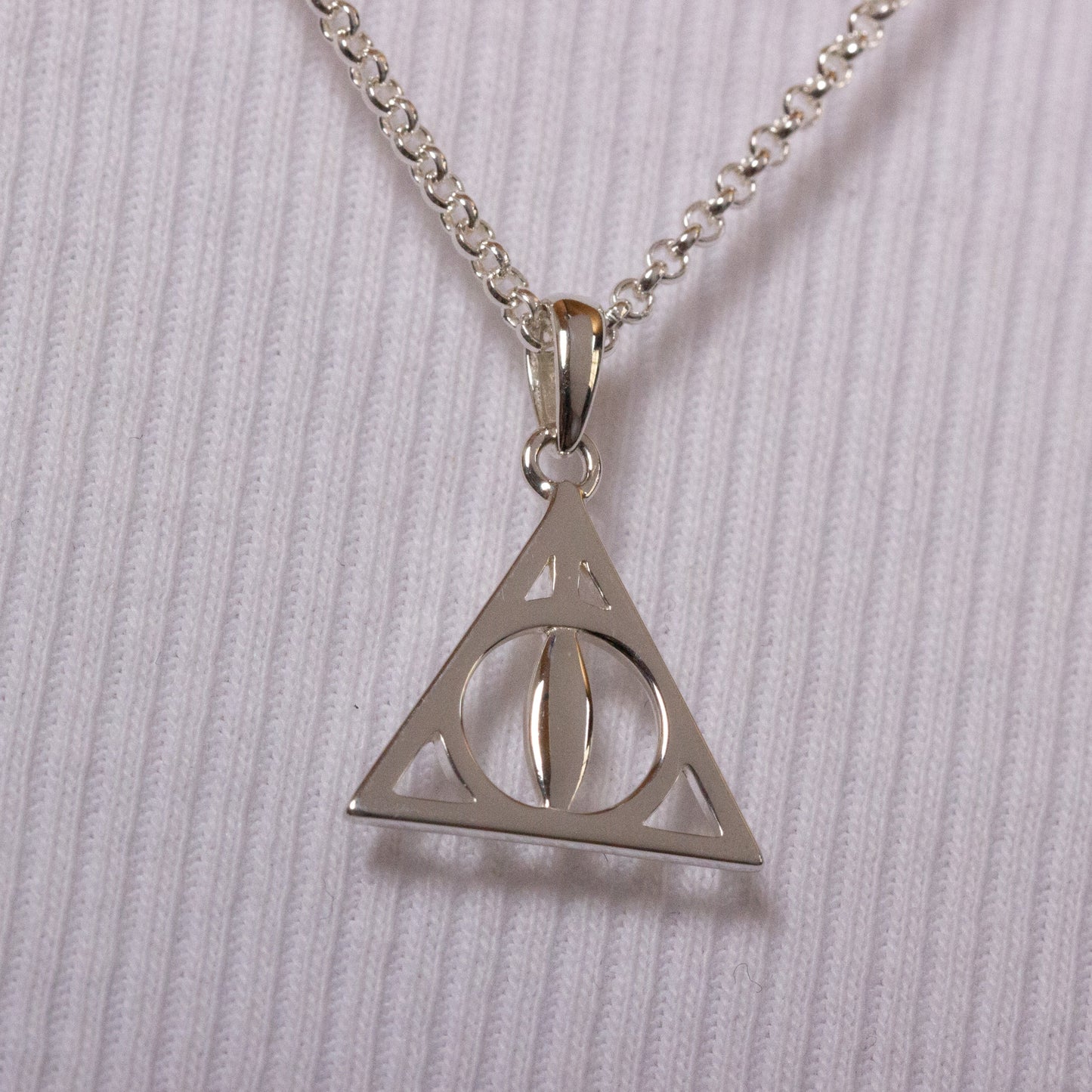 Harry Potter Deathly Hallows Necklace -Sterling Silver