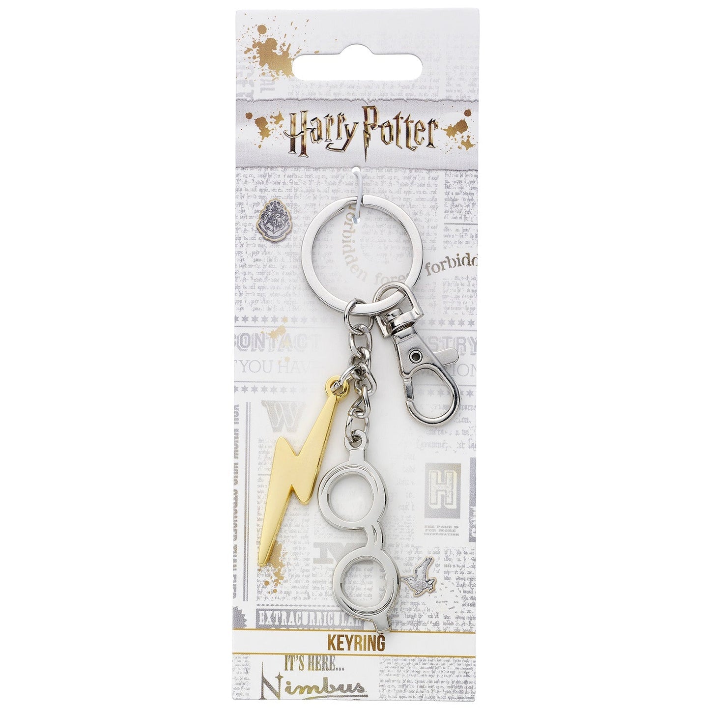 Harry Potter Lightning Bolt And Glasses Keyring