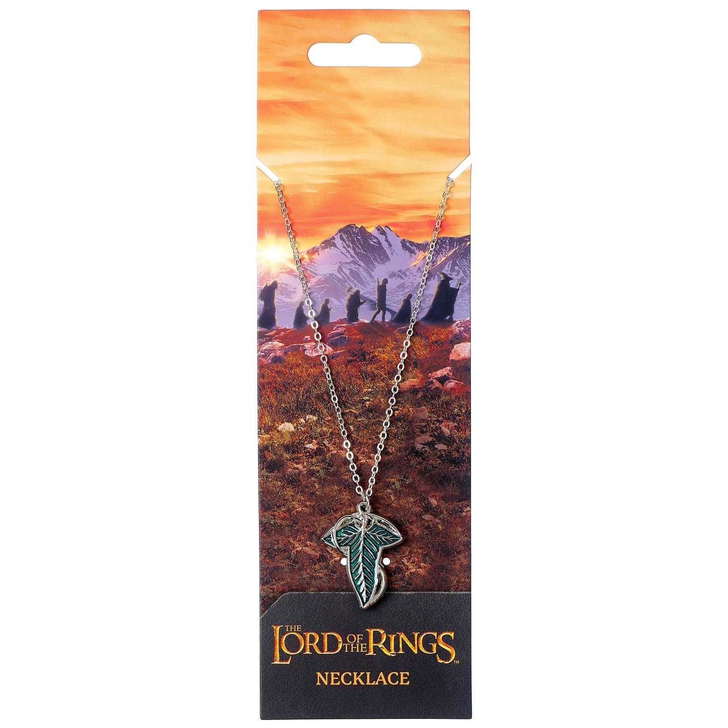 The Lord Of The Rings The Leaf Of Lorien Necklace