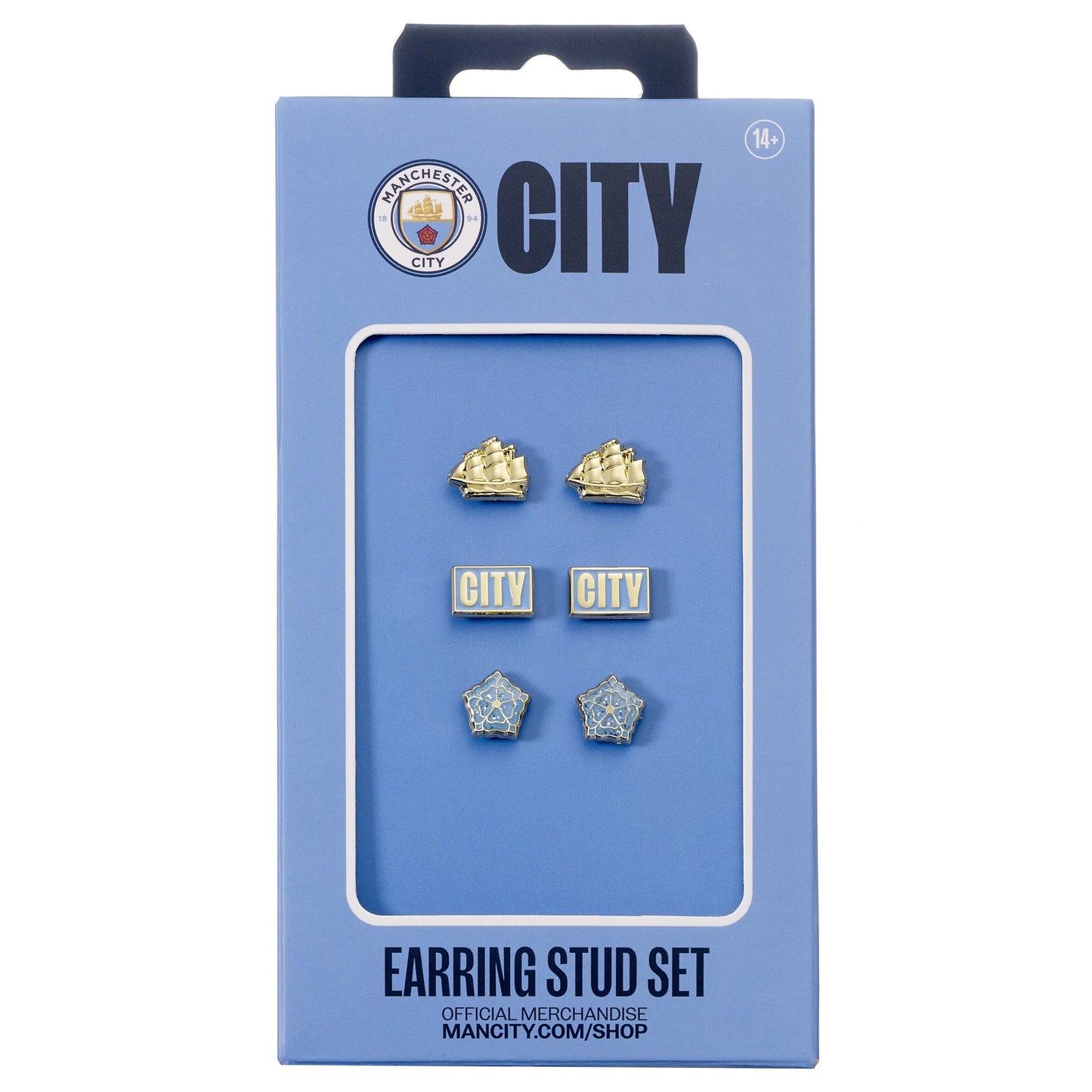 Manchester City Football Club Stud Earring Set
