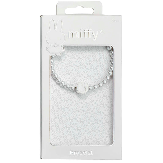 Miffy White Beaded Bracelet