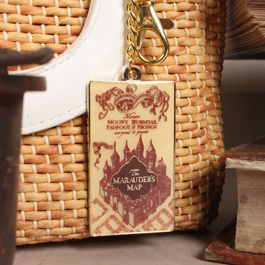 Harry Potter Marauders Map Keyring