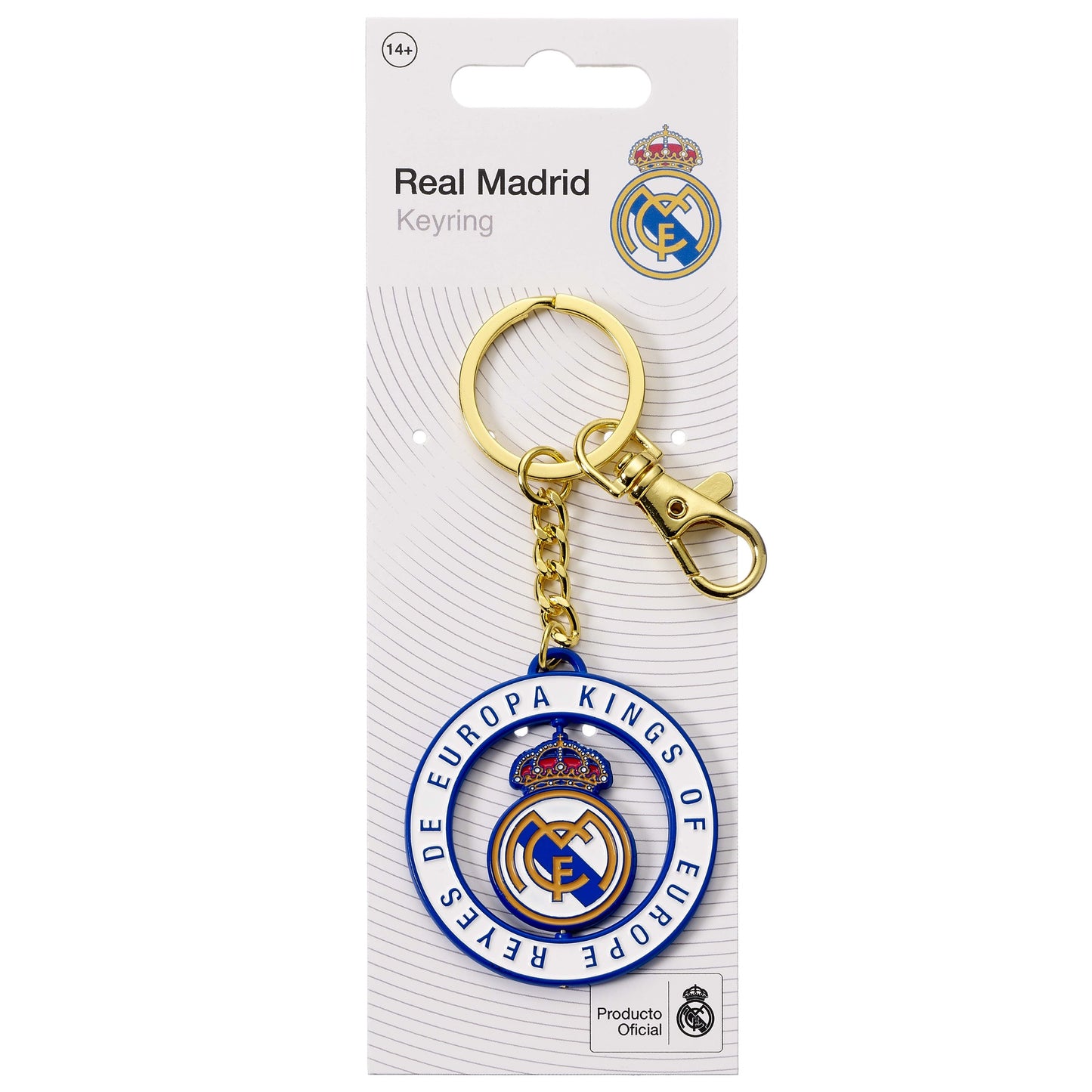 Real Madrid Football Club Spinning Keyring