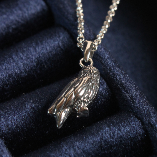 Harry Potter Hedwig The Owl Necklace - Sterling Silver