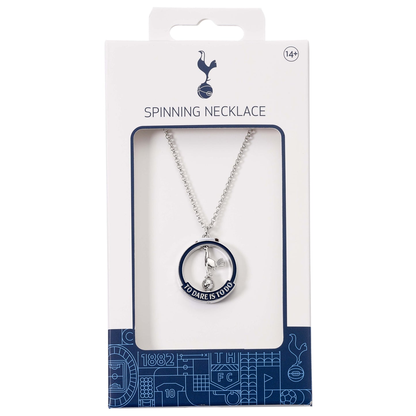 Tottenham Hotspur Football Club Spinning "To Dare is To Do" Necklace