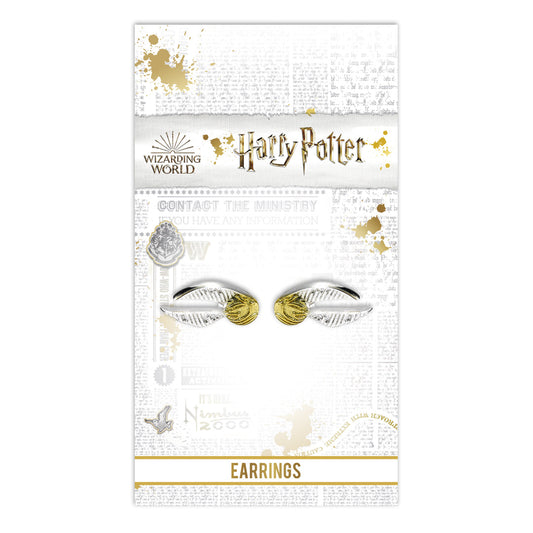 Harry Potter Golden Snitch Stud Earrings