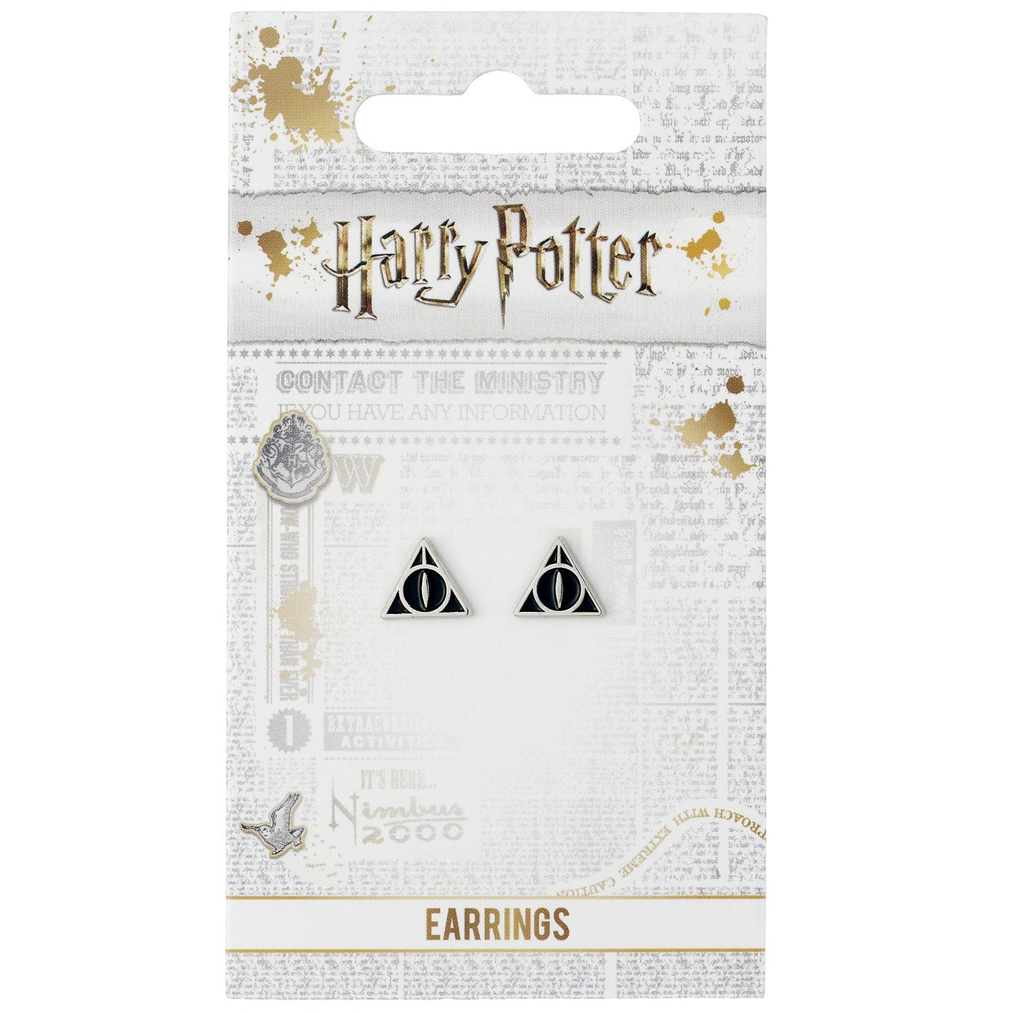 Harry Potter Deathly Hallows Stud Earrings