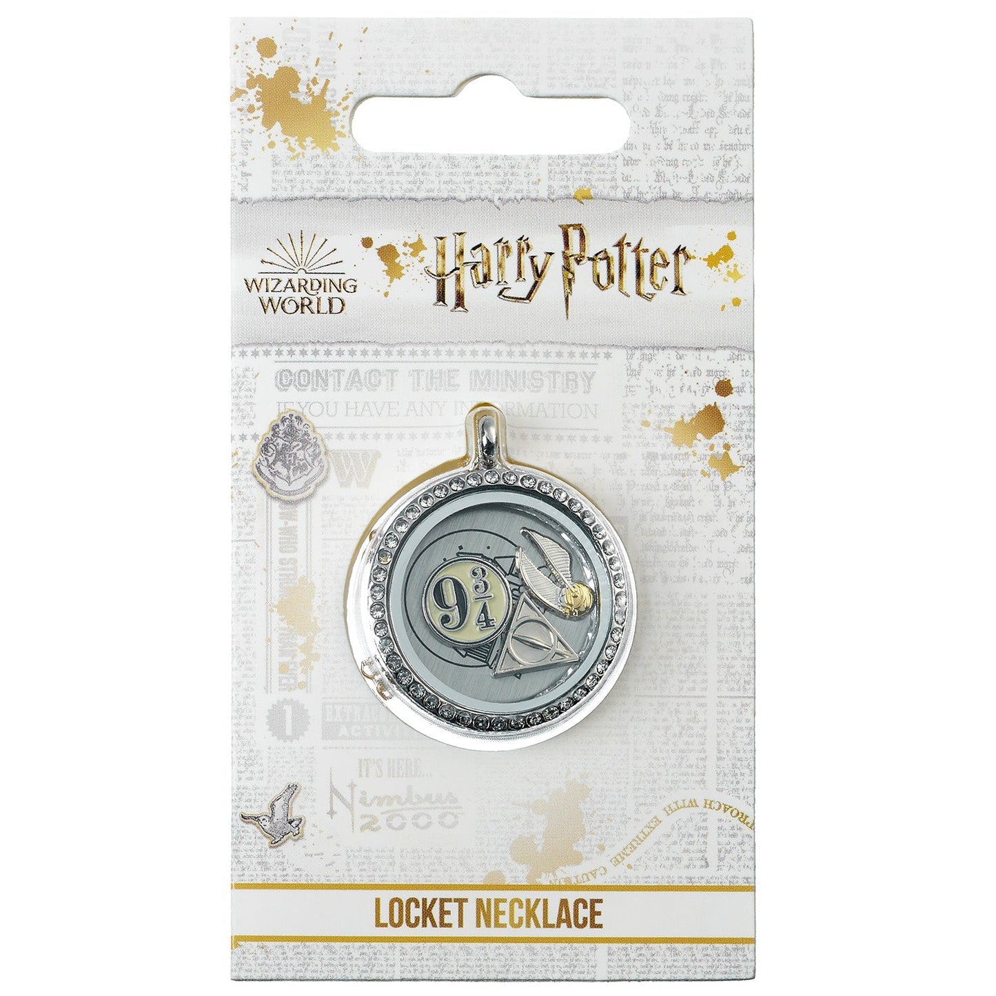 Harry Potter Floating Charm Locket Necklace
