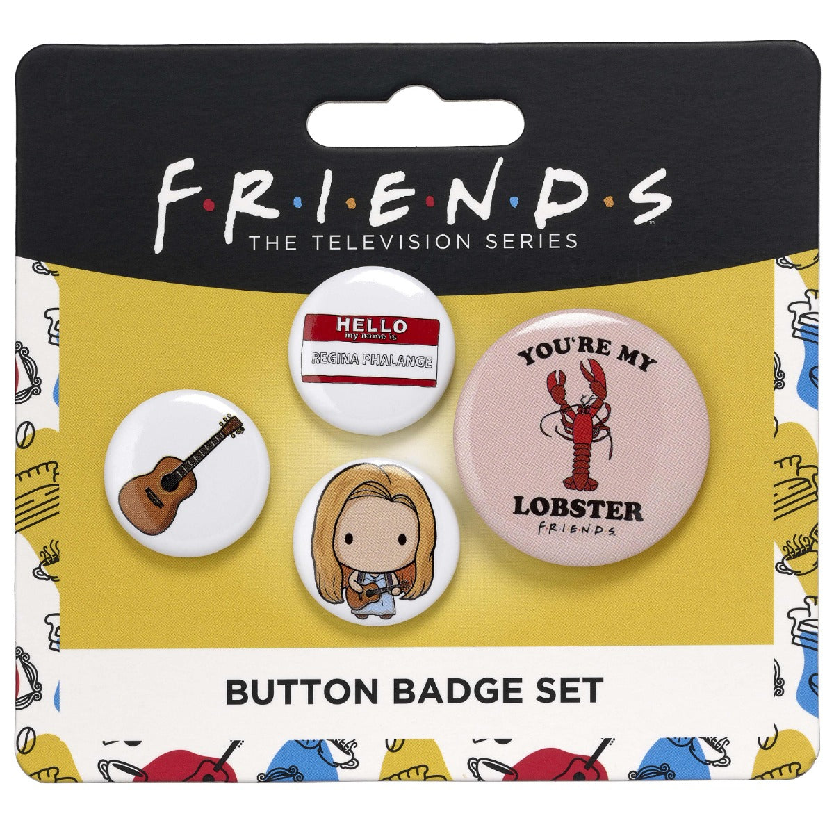 Friends The TV Series Phoebe Button Badge Set