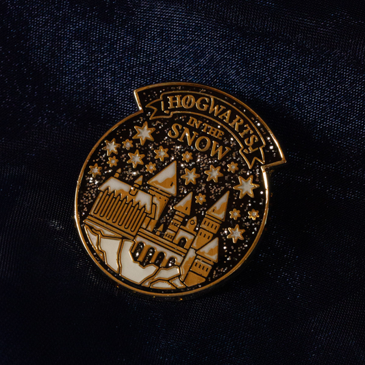 Harry Potter Hogwarts In The Snow Pin Badge