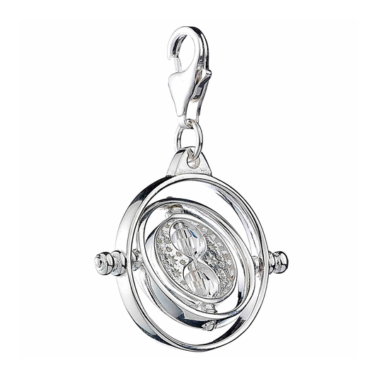 Harry Potter Time Turner Charm - Sterling Silver With Crystals