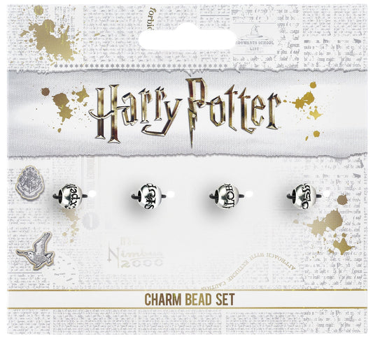 Harry Potter Charm Bead Set - 4 Spell Beads