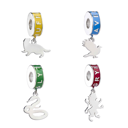 Harry Potter Hogwarts House Slider Charm - Sterling Silver