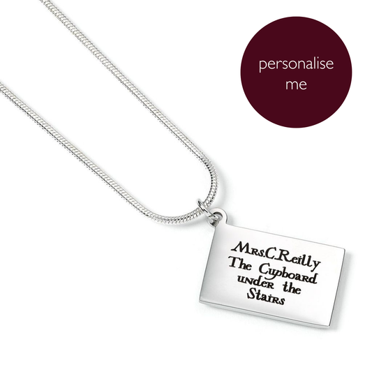 Harry Potter Personalised Hogwarts Letter Necklace - Stainless Steel