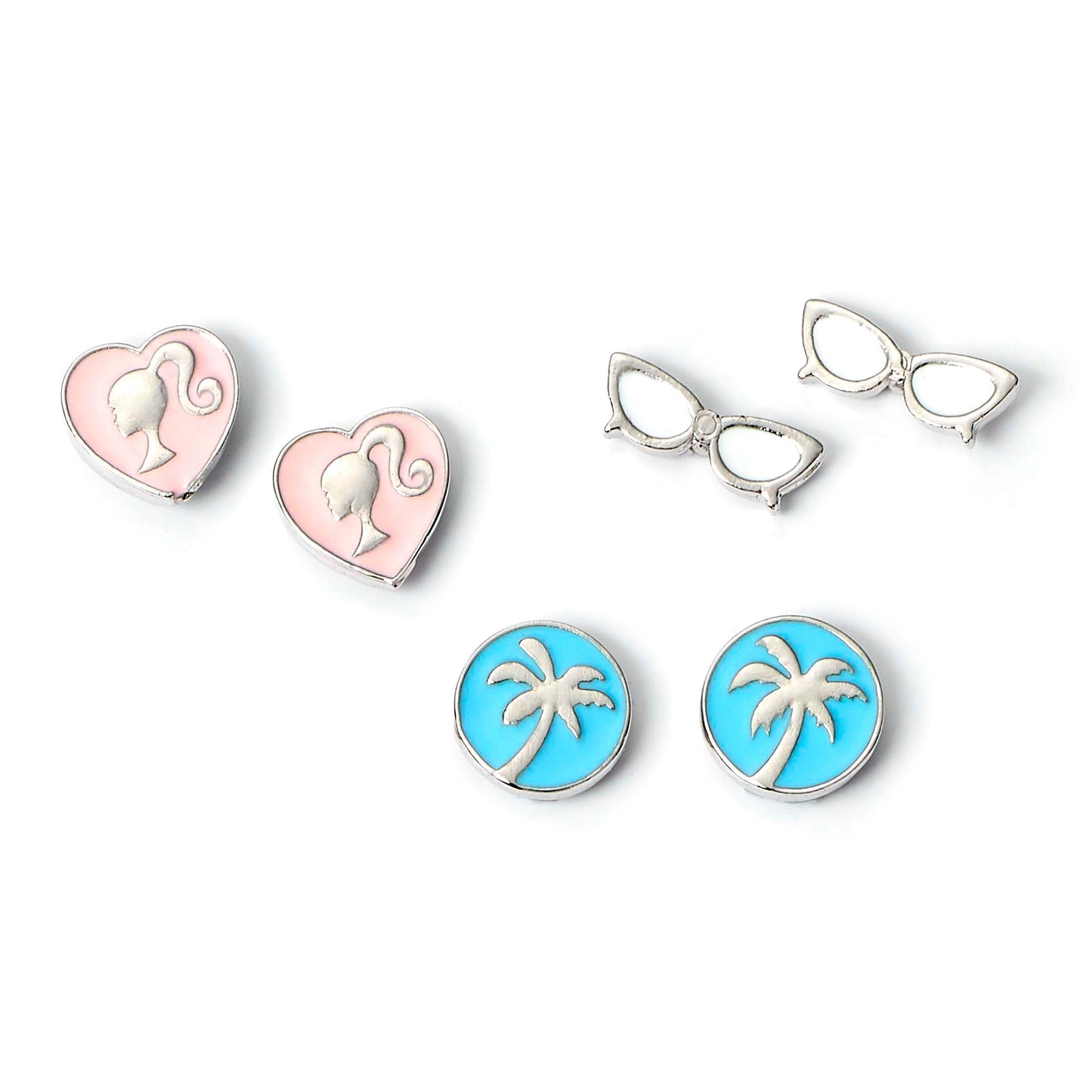 Barbie Set Of Three Stud Earrings