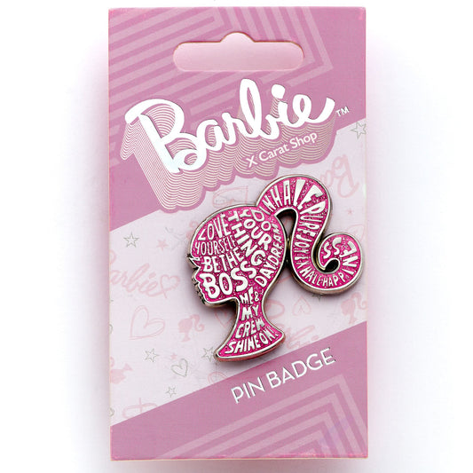 Barbie Sparkly Silhouette Pin Badge