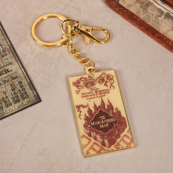 Harry Potter Marauders Map Keyring