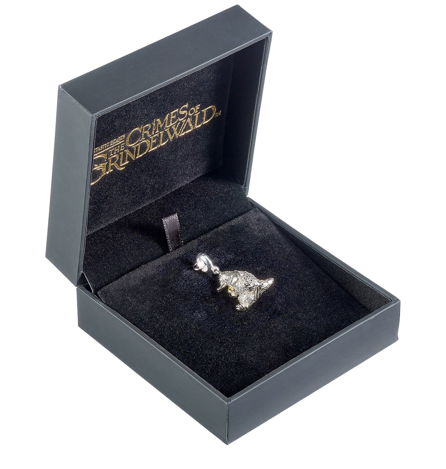 Fantastic Beasts Niffler Charm - Sterling Silver With Crystals