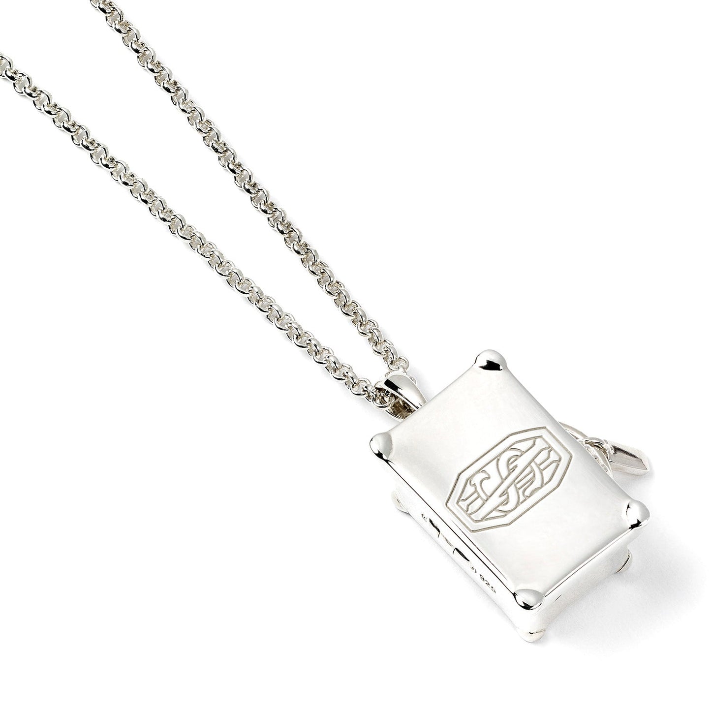 Fantastic Beasts Newt Scamander Suitcase Locket with Niffler Inside - Sterling Silver