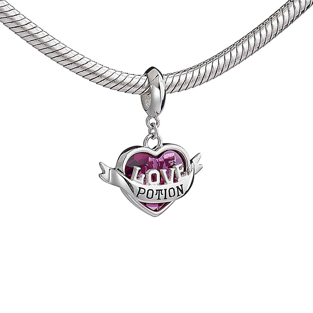 Harry Potter Love Potion Charm - Sterling Silver With Crystals