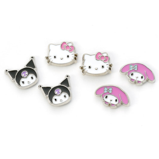 Hello Kitty, Kuromi And My Melody Stud Earring Set