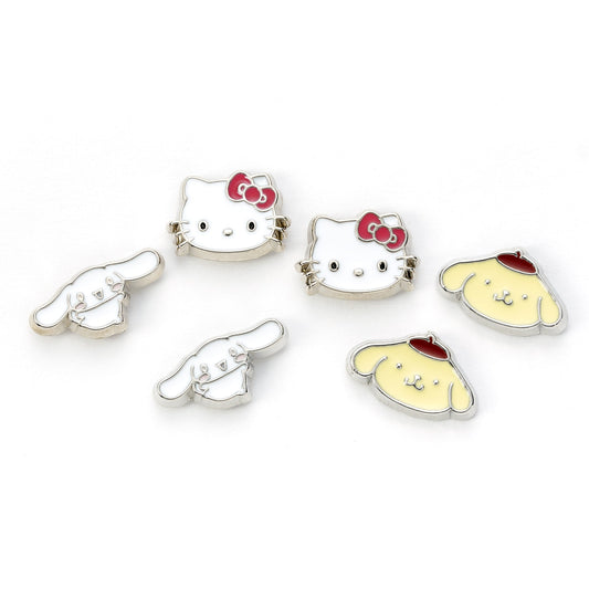 Hello Kitty, Cinnamoroll And Pompompurin Stud Earring Set