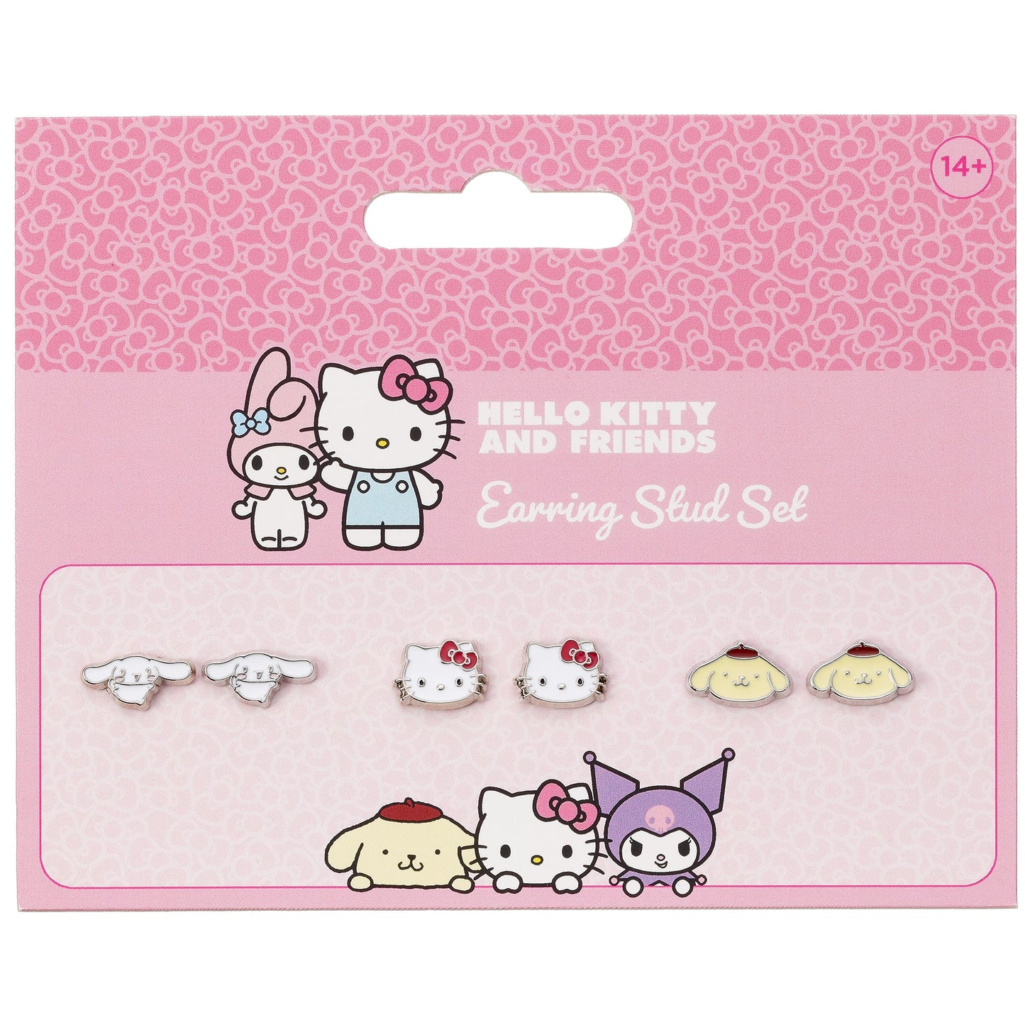 Hello Kitty, Cinnamoroll And Pompompurin Stud Earring Set
