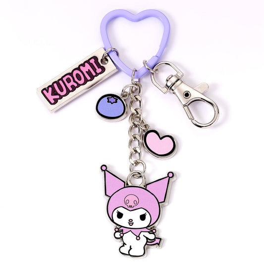 Hello Kitty Kuromi Keyring With Charms