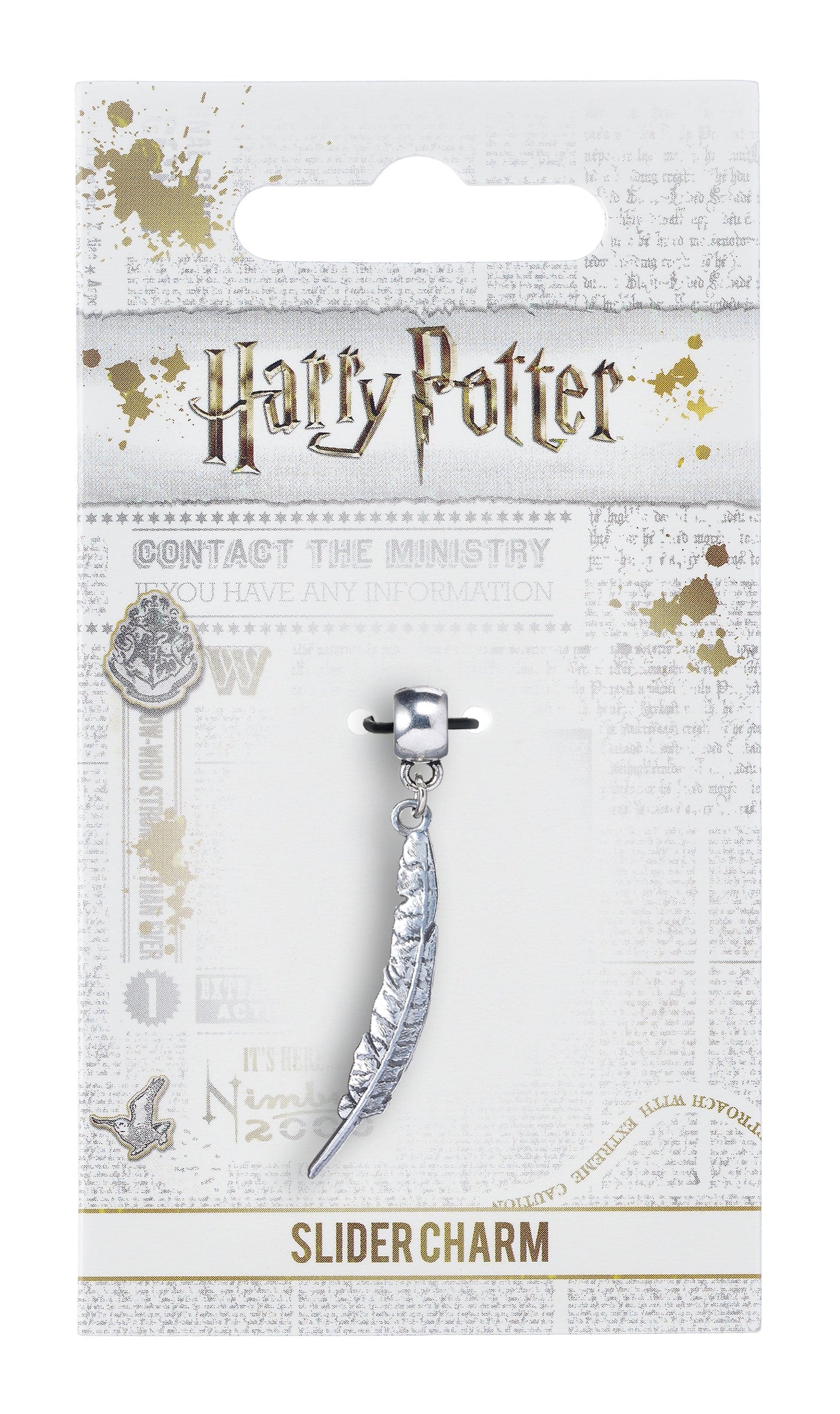 Harry Potter Feather Quill Slider Charm