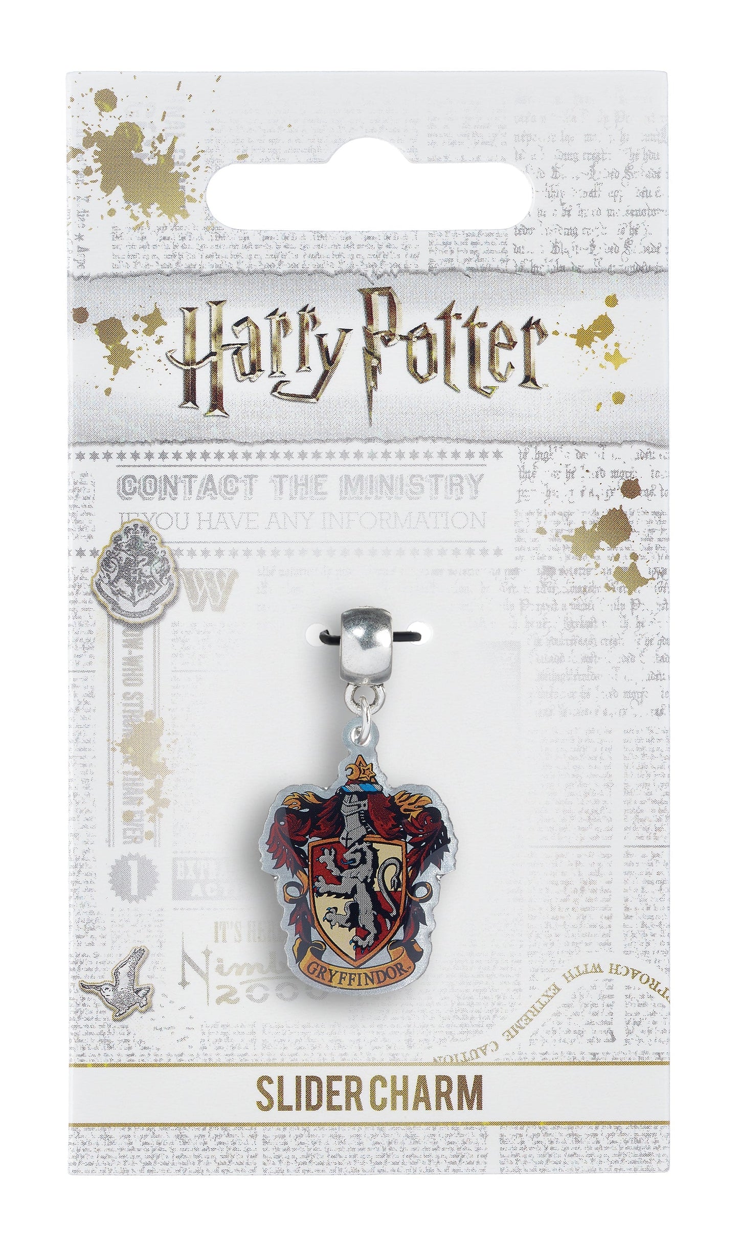 Harry Potter House Crest Slider Charm
