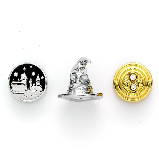 Harry Potter Spacer Beads Charm Set - Hogwarts's Castle, Sorting Hat, Time Turner