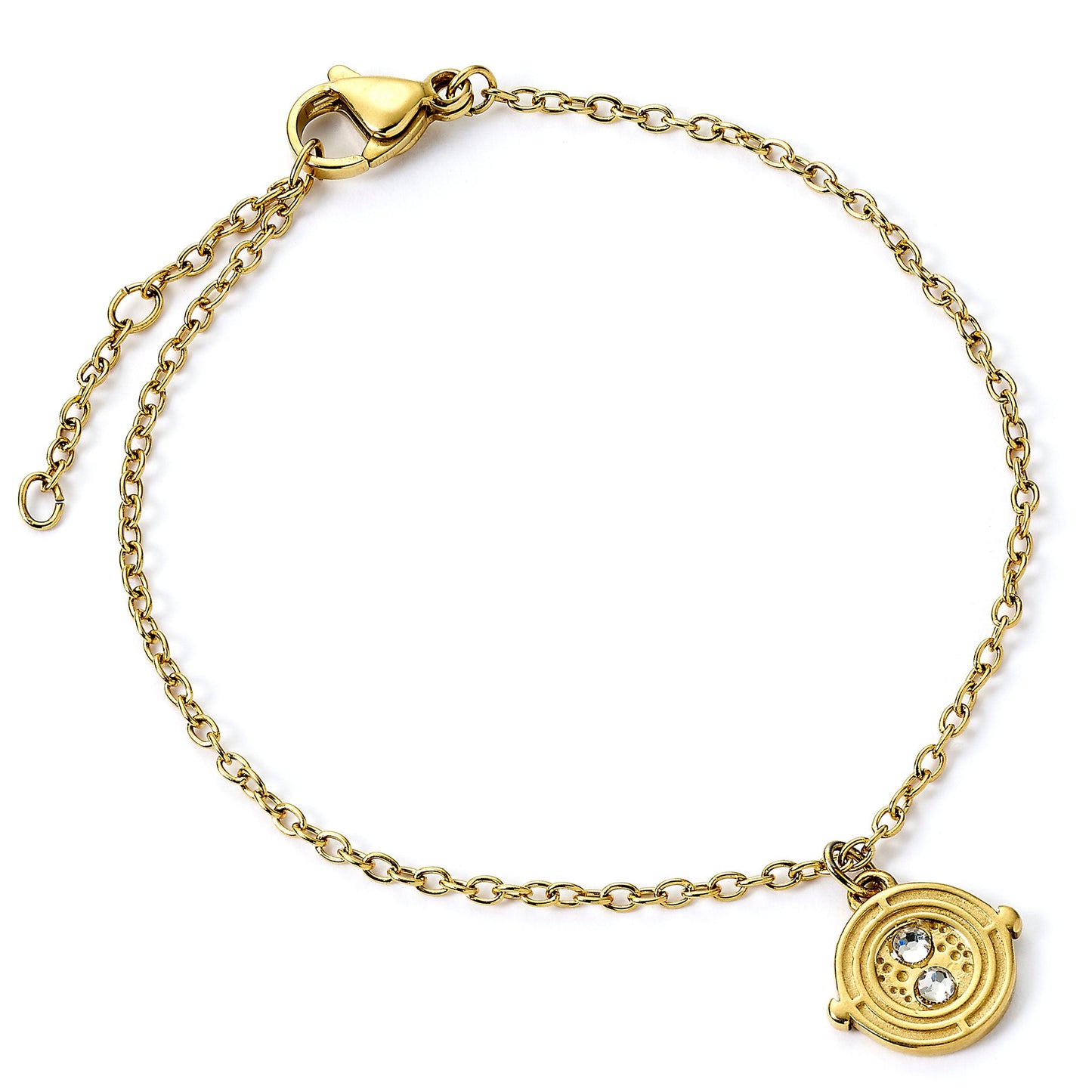 Harry Potter Gold Time Turner Chain Bracelet - Stainless Steel