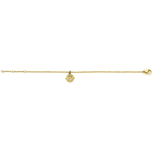 Harry Potter Gold Time Turner Chain Bracelet - Stainless Steel