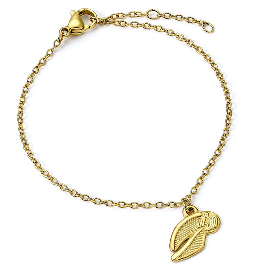 Harry Potter Gold Golden Snitch Chain Bracelet - Stainless Steel