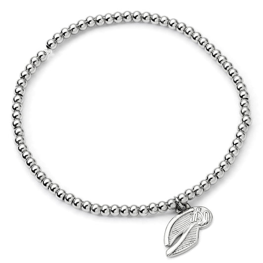 Harry Potter Golden Snitch Ball Bead Bracelet - Stainless Steel