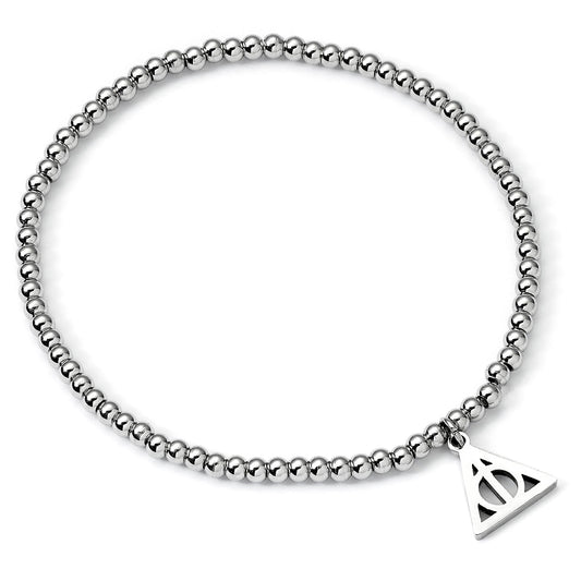 Harry Potter Deathly Hallows Ball Bead Bracelet - Stainless Steel