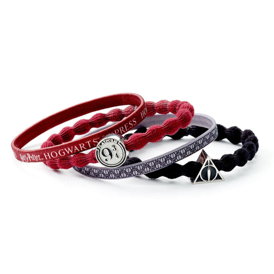 Harry Potter Hair Band Set - Deathly Hallows And Platform 9 ¾